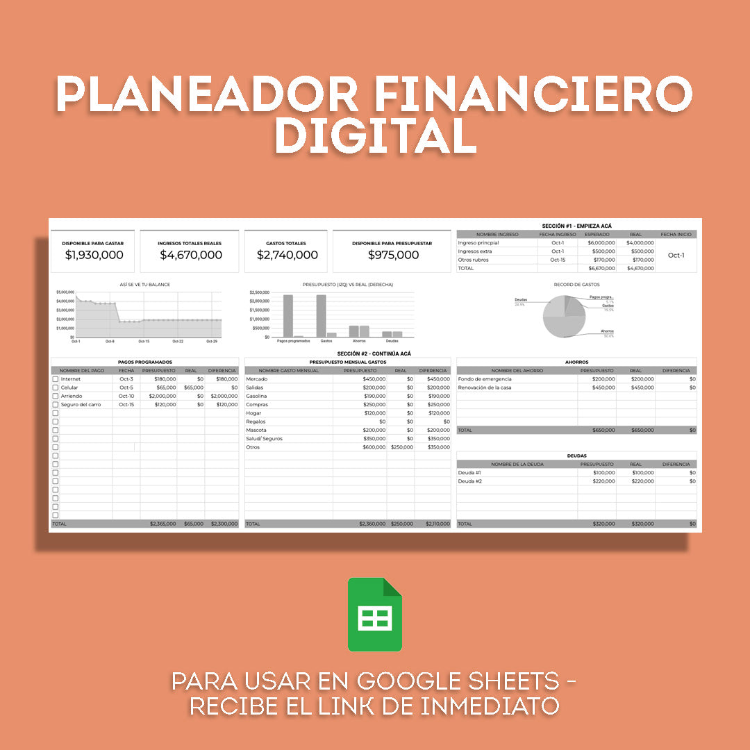 PLANEADOR FINANCIERO DIGITAL - ANUAL