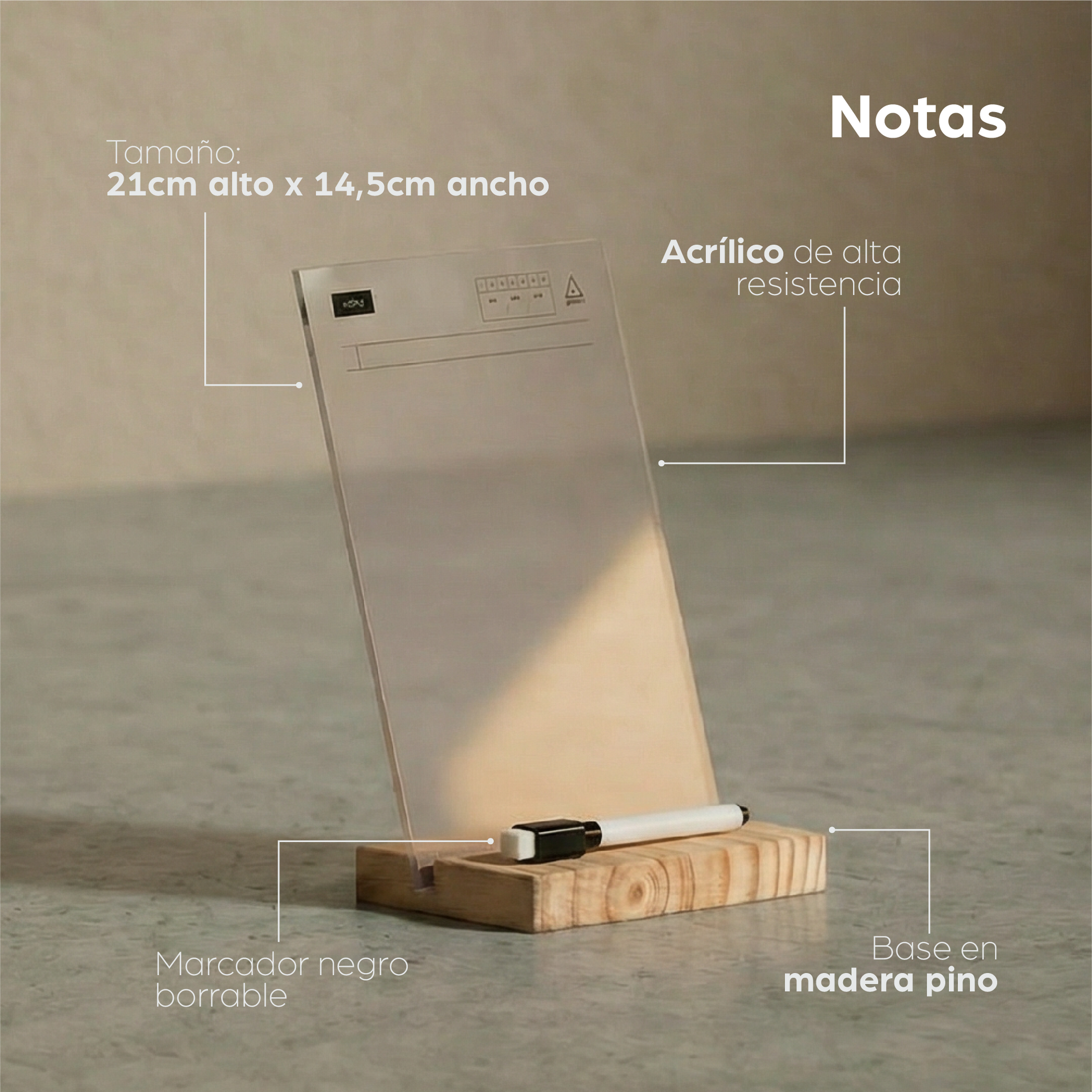 Planeadores en acrílico