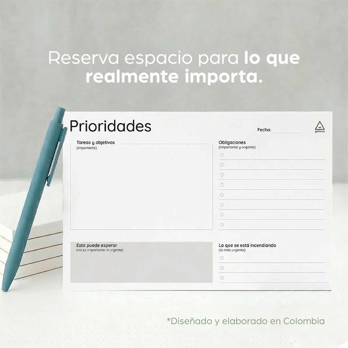 Prioridades | Bloc