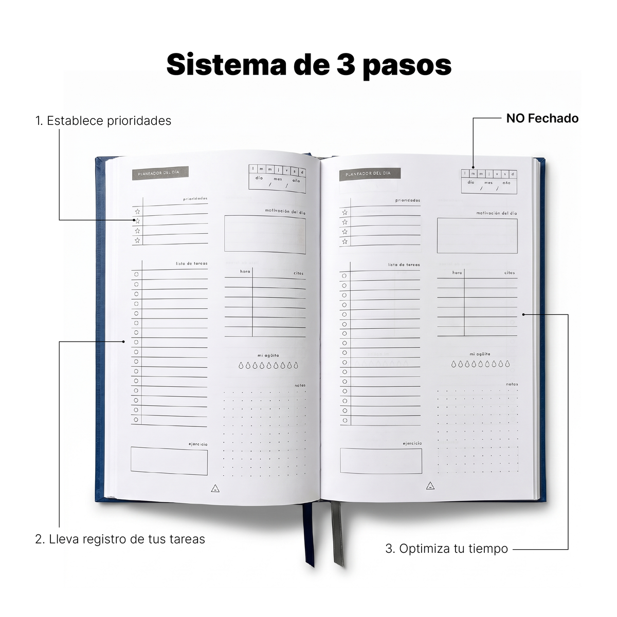 Planeador diario Cosido