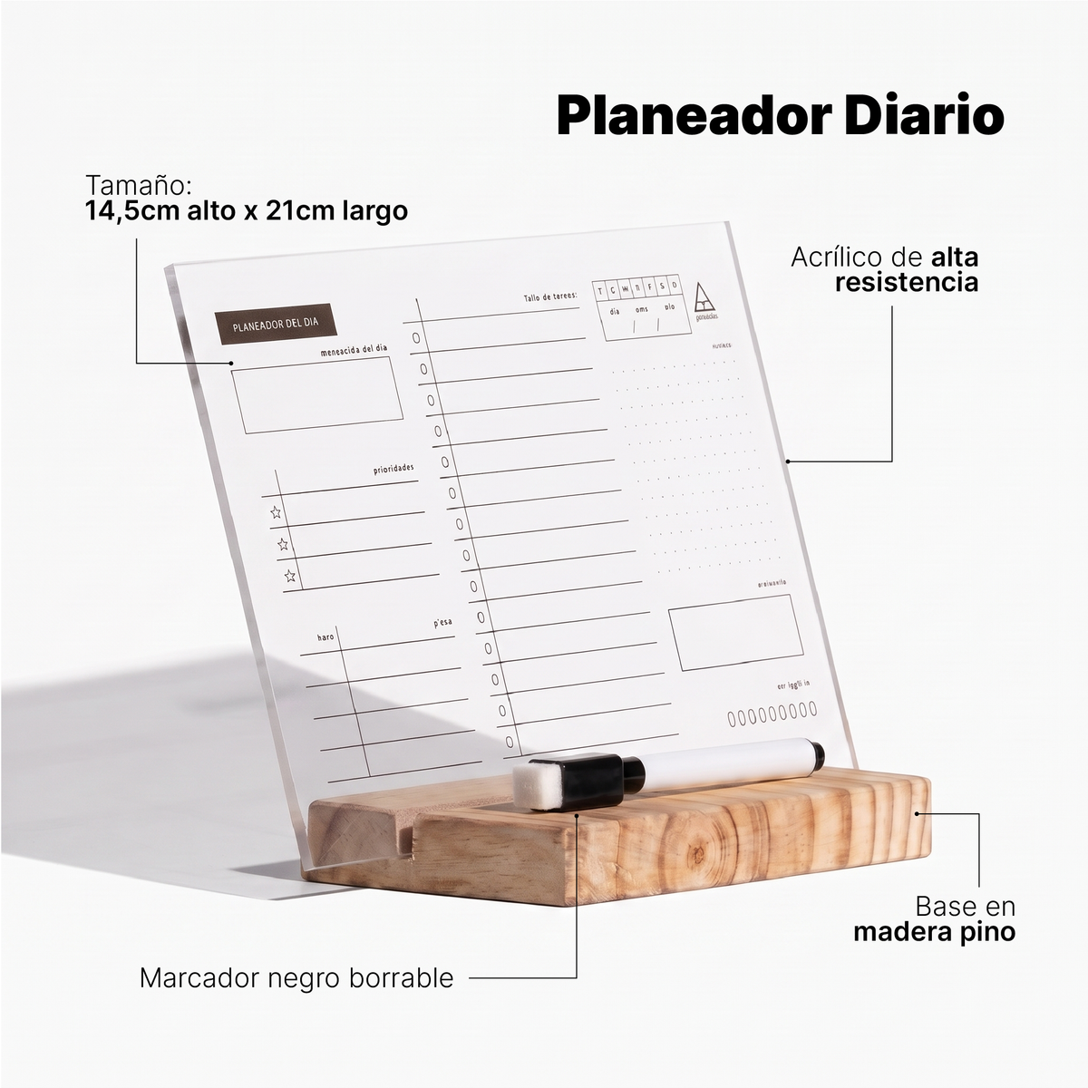 Planeadores en acrílico