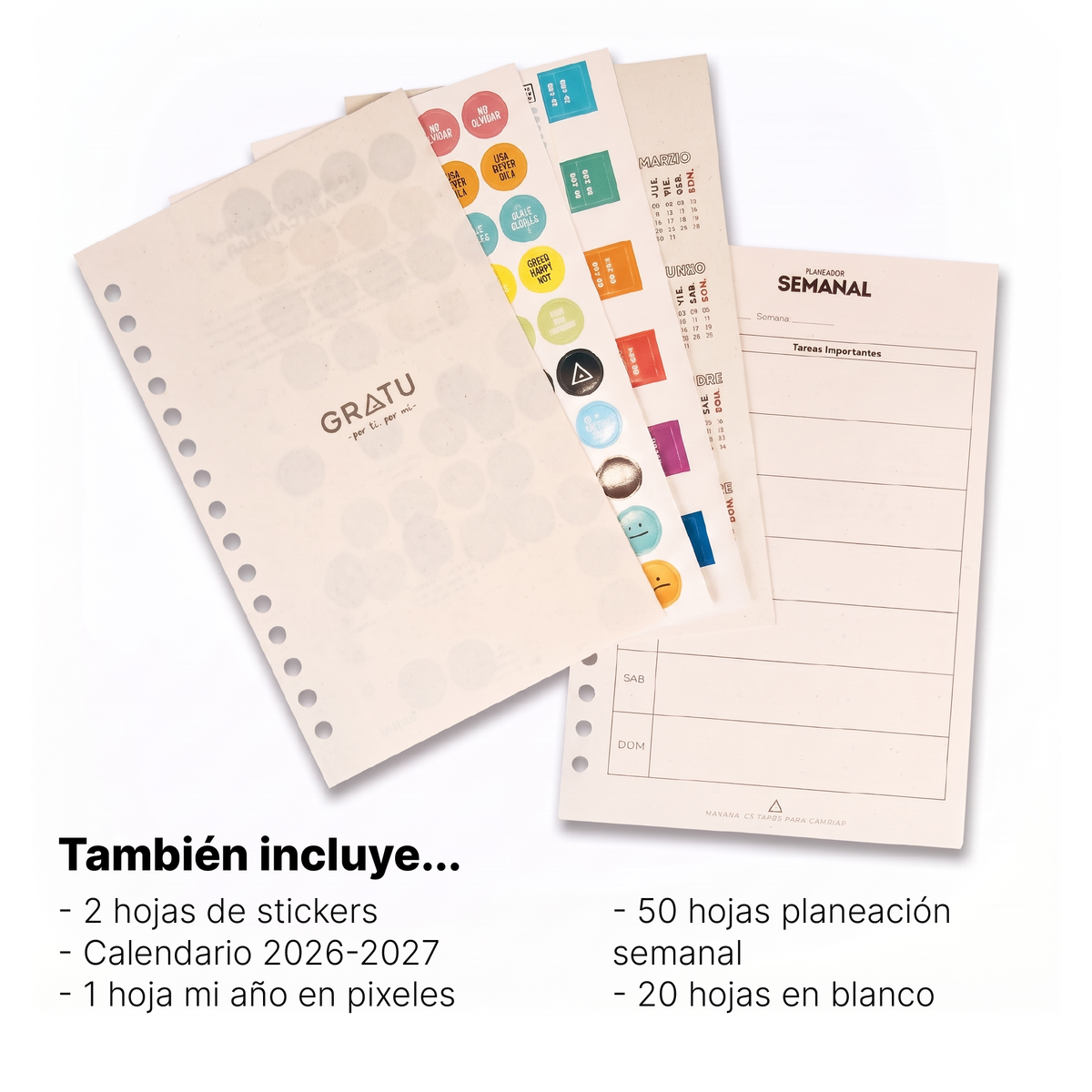 Planeador semanal