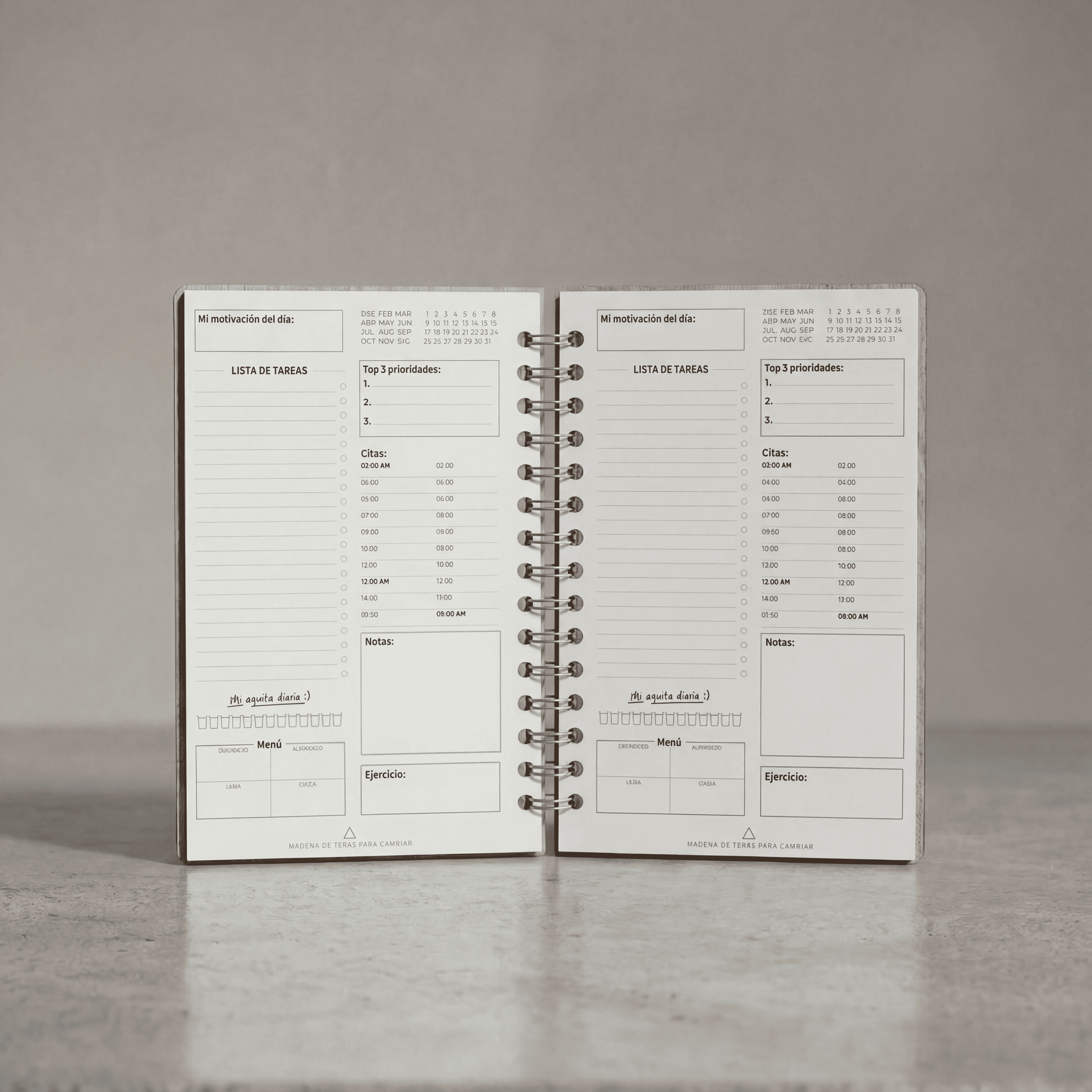 Combo planeadores: diario + semanal