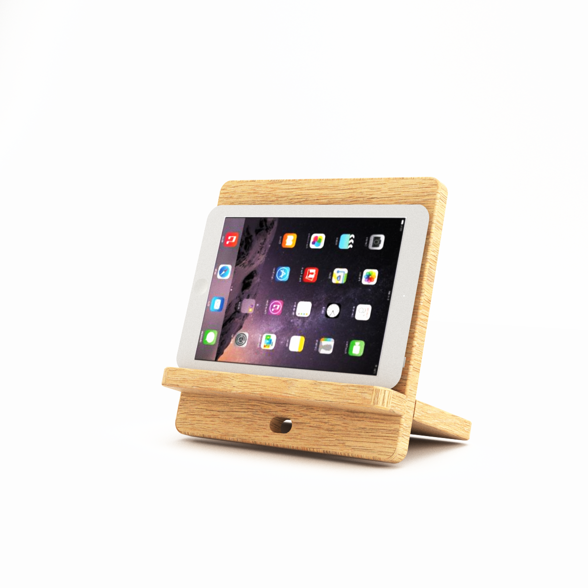 [70% OFF] Soporte para tablet en madera pino