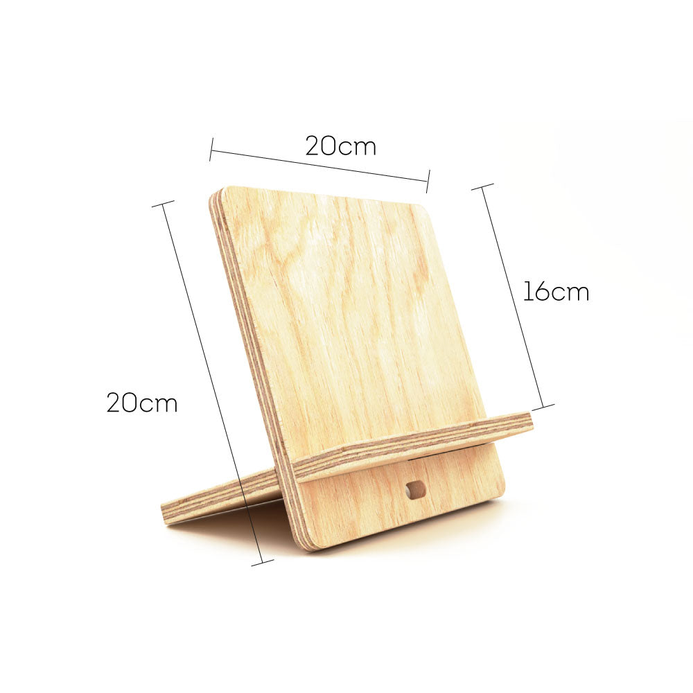 [70% OFF] Soporte para tablet en madera pino